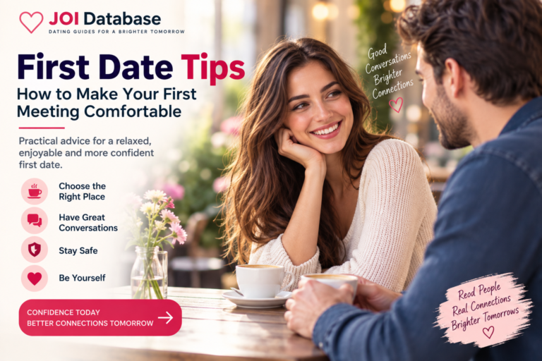 Couple having a comfortable first date and talking at a cafe
