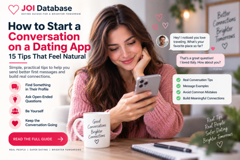 Woman using a dating app and having a friendly conversation on her phone